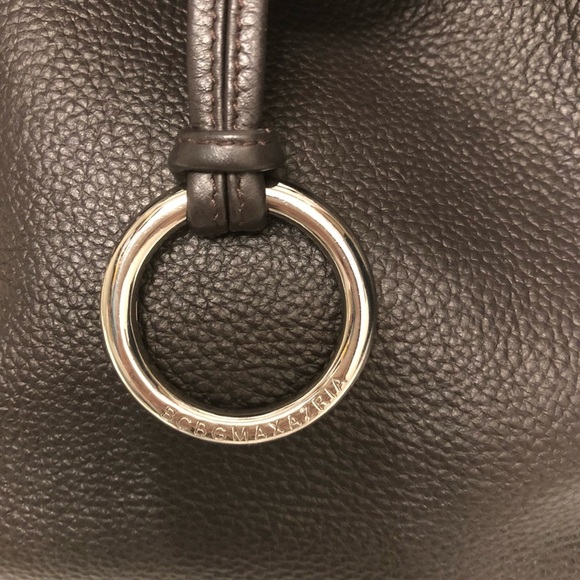 BCBGMaxAzria Signature Brown Shoulder Bag - Picture 4 of 16